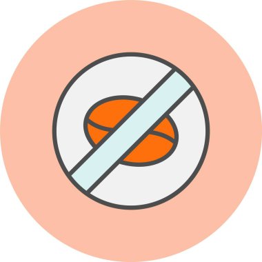 Kahve Satırı Dolu Çember Simgesi Yok