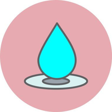 Sıvı Satır Dolu Çember Simgesi