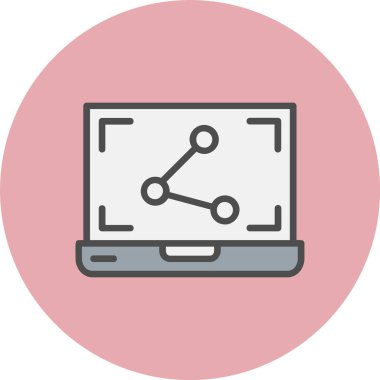 Satır Dolu Çember Simgesini Paylaş