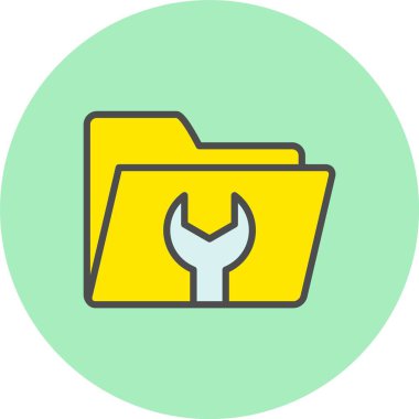 Dizin Satırı Dolu Çember Simgesi