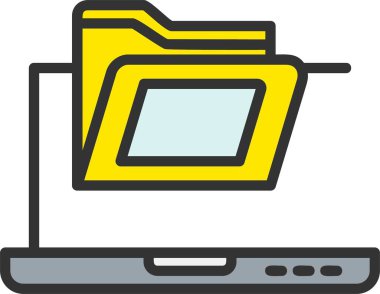 Arşiv Satırı Dolu Çember Simgesi