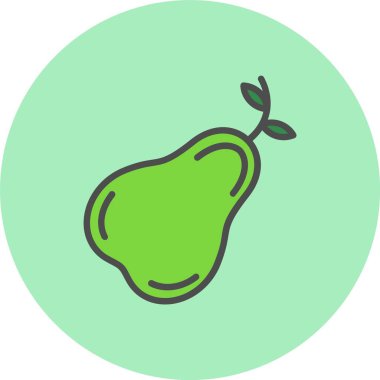 Armut Satırı Dolu Çember Simgesi