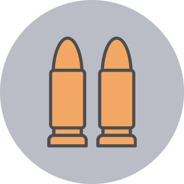 Kurşun Satırı Dolu Çember Simgesi