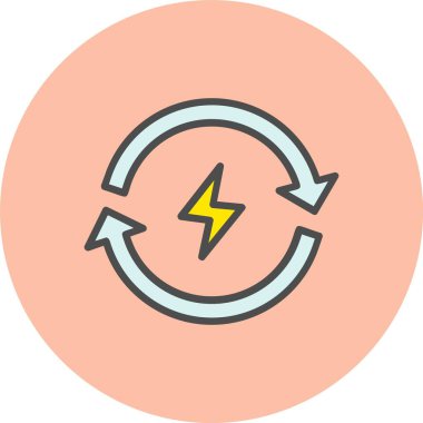 Yenilenebilir Satır Doldurulmuş Çember Simgesi