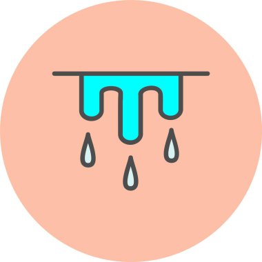 Eriyen Satır Dolu Çember Simgesi