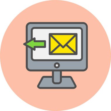 Posta Satırı Dolu Çember Simgesini Gönder