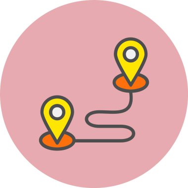 Hedef Satır Dolu Çember Simgesi