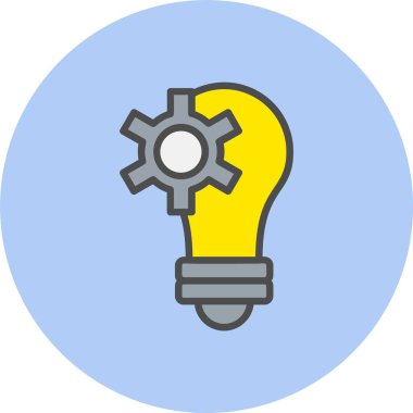 Satır İçi Dolu Çember Simgesini Düşün