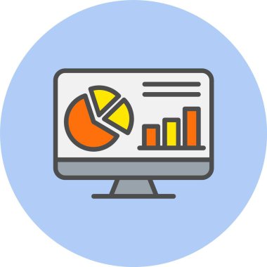Kontrol Paneli Satırı Dolu Çember Simgesi