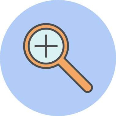 Satır Dolu Çember Simgesi Büyüt