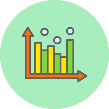 Çember Simgesi Dolu Histogram Satırı