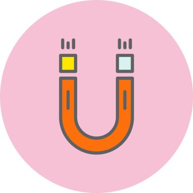 Mıknatıslı Satır Dolu Çember Simgesi