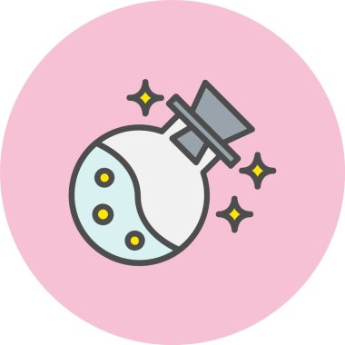 İksir Satırı Dolu Çember Simgesi