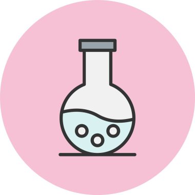 Aşı Araştırma Bilim Satırı Daire Simgesi Dolduruldu