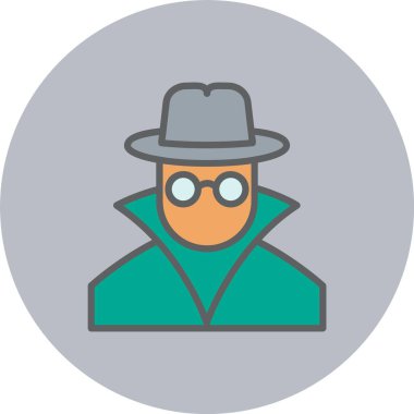 Casus Satırı Dolu Çember Simgesi