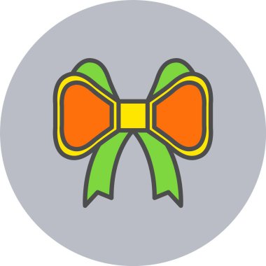 Yay Satırı Dolu Çember Simgesi