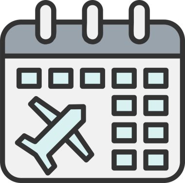 Zamanlama Satırı Dolu Çember Simgesi