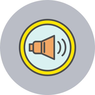 Cilt Satırı Dolu Çember Simgesi