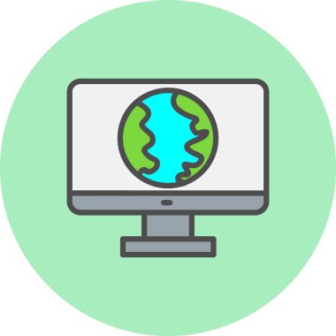 Satır Dolu Çember Simgesini İzle