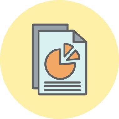 Seo Rapor Satırı Dolu Çember Simgesi