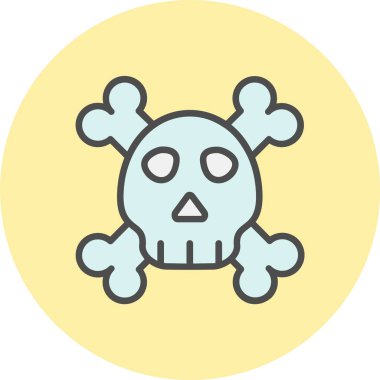 Kurukafa Satırı Dolu Çember Simgesi