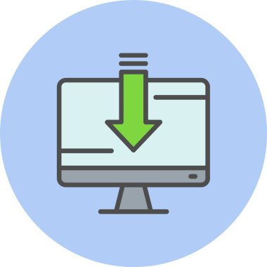 Satır İçi Dolu Çember Simgesi İndir