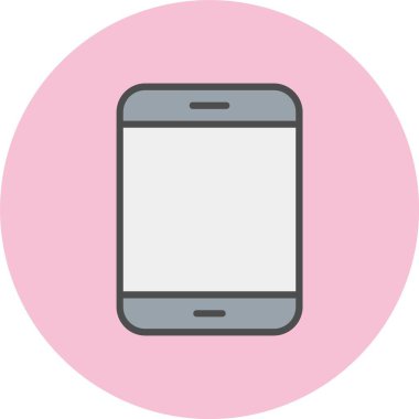 Mobil Satır Dolu Çember Simgesi