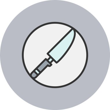 Lancet Satırı Dolu Çember Simgesi