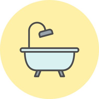 Tuvalet Hattı Dolu Çember Simgesi