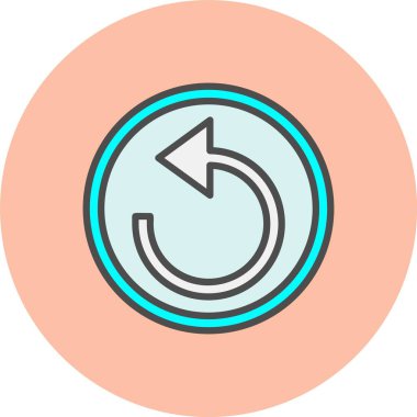 Ok Satırı Dolu Çember Simgesi Yeniden Yükleniyor