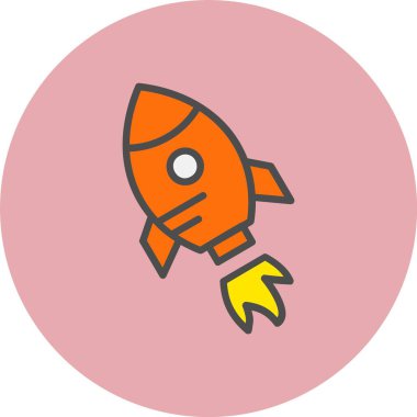 Başlangıç Satırı Dolu Çember Simgesi