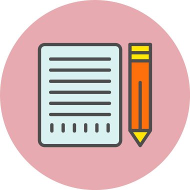 Dosya Satırı Dolu Çember Simgesi