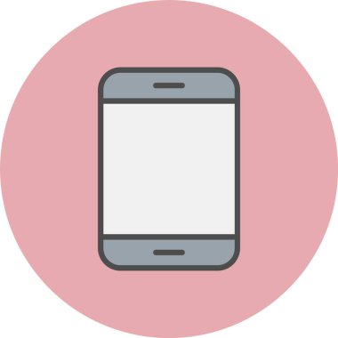 Mobil Satır Dolu Çember Simgesi