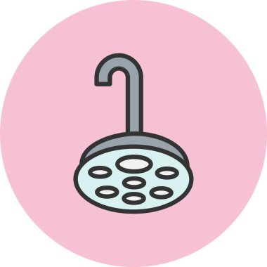 Cerrahi Işık Çizgisi Dolu Çember Simgesi