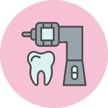 Doldurulmuş Makine Satırı Doldurulmuş Çember Simgesi