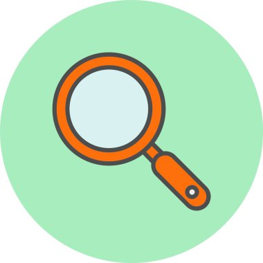 Arama Satırı Dolu Çember Simgesi