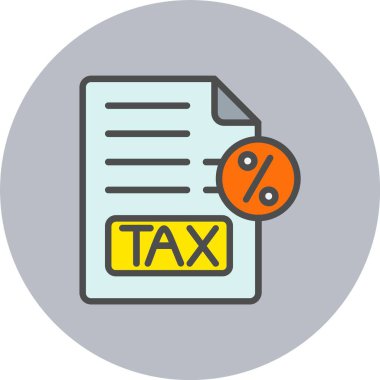 Taksi Satırı Dolu Çember Simgesi