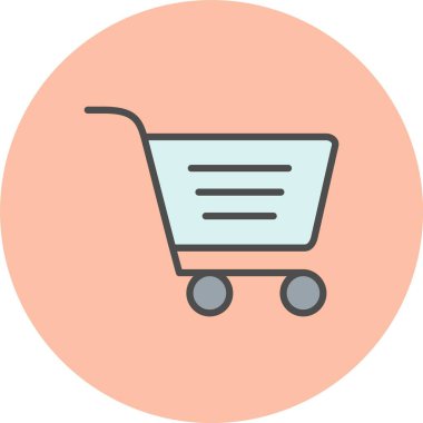 Çember Simgesi Doldurulmuş Çelik Satırı