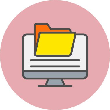 Dizin Satırı Dolu Çember Simgesi