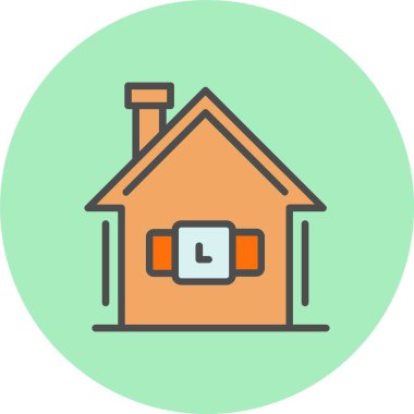 Akıllı saat Satır Dolu Çember Simgesi