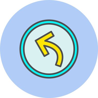 Oku Geri Al Satırı Dolu Çember Simgesi