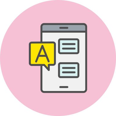 Uygulama Satırı Dolu Çember Simgesi