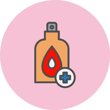 Deterjan Satırı Dolu Çember Simgesi