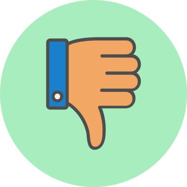 Satır Dolu Çember Simgesinden Nefret Et