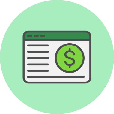 Fiyat Satırı Dolu Çember Simgesi