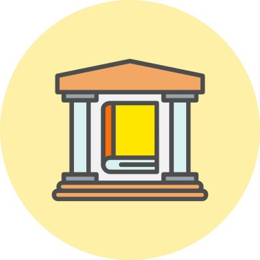 Klasik Satır Dolu Çember Simgesi