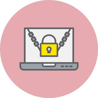 Fidye Satırı Dolu Çember Simgesi