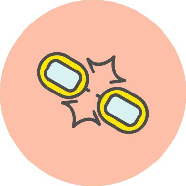 Zincirsiz Satır Dolu Çember Simgesi