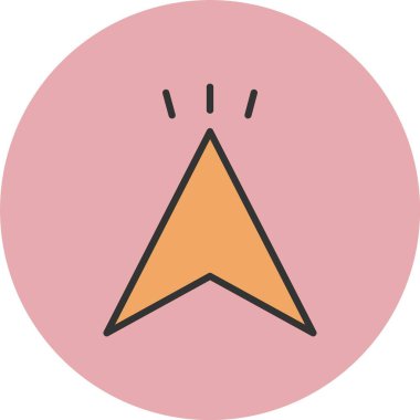 İmleç Satırı Dolu Çember Simgesi