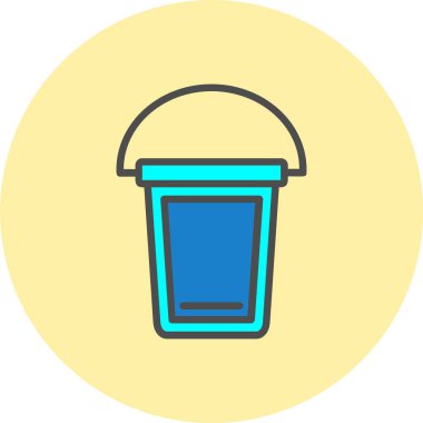 Kova Satırı Dolu Çember Simgesi